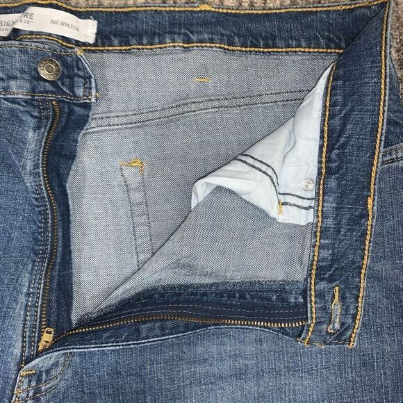 Levi Strauss & Co Mens 40x32 Signature S67 Athletic Jeans Blue Straight Leg (B) - Picture 2 of 6